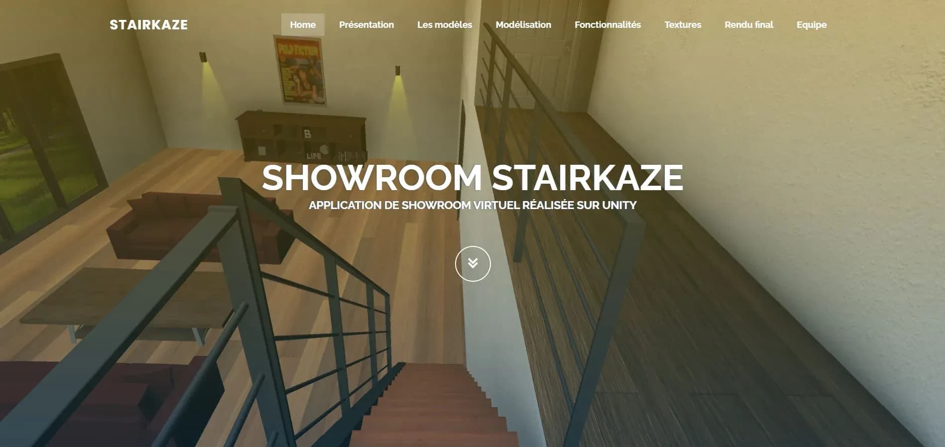Illustration de l’article « Conception d’un showroom virtuel pour Stairkaze, une entreprise ponote d’escaliers en kit »